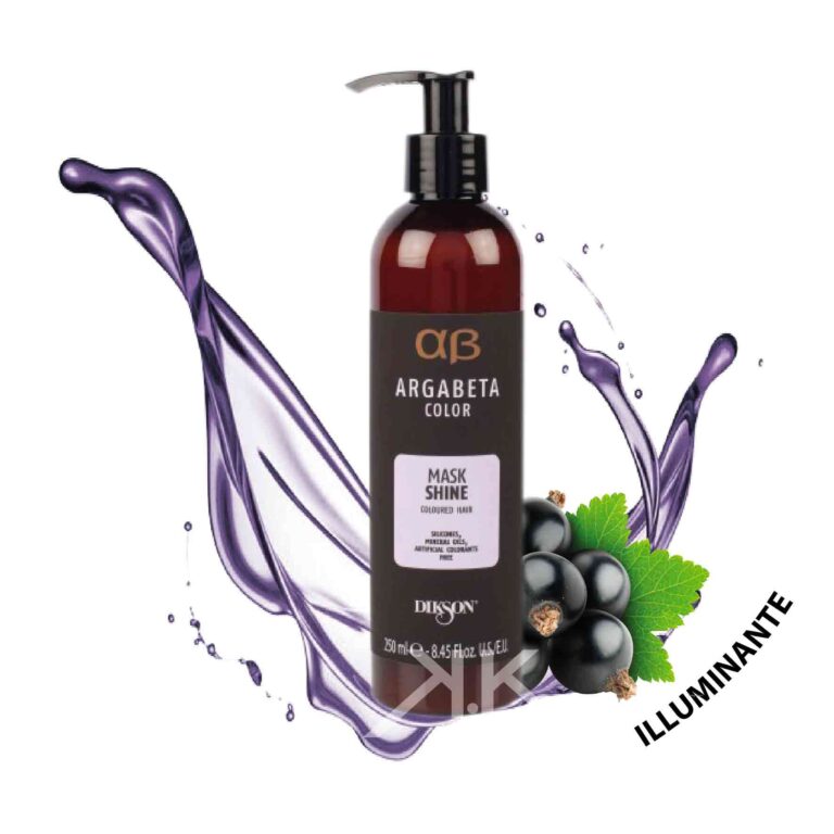 argabeta color- MASK SHINE- MASCHERA ILLUMINANTE PER CAPELLI COLORATI 250 ML