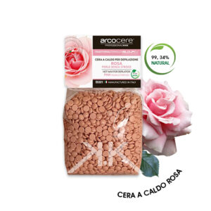 Cera a Perline No Strisce Rosa